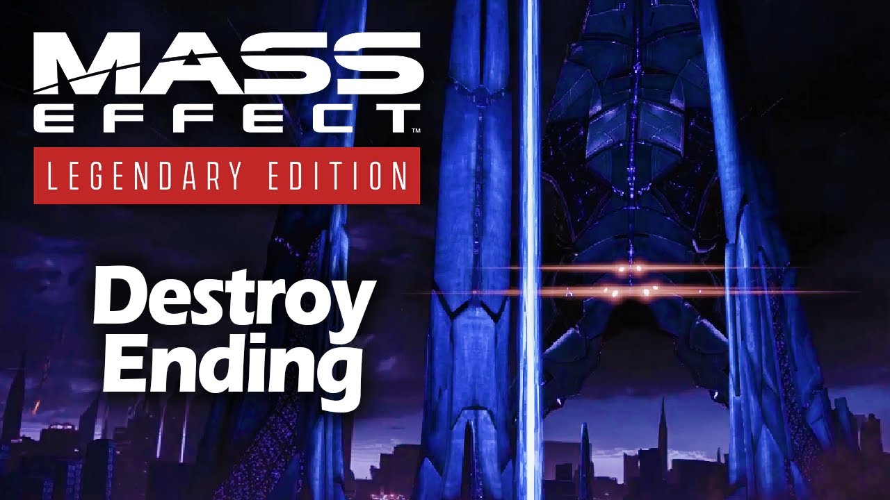 Mass Effect 3 Legendary Edition DESTROY ENDING Full Final Mission