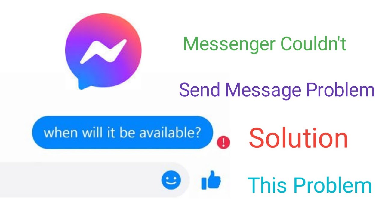 How to fix massage couldn t send messenger march 1 2023 youtube
