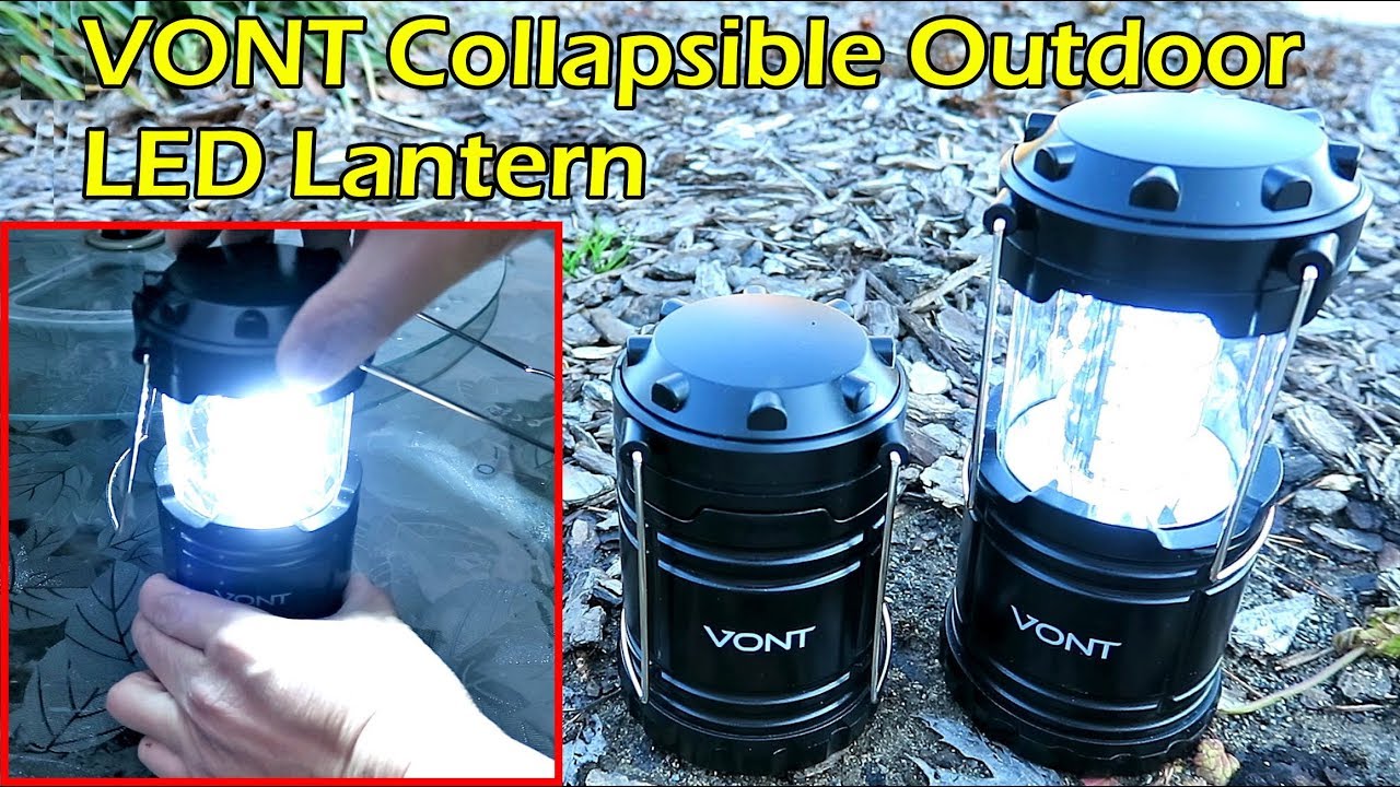 Vont 4 Pack LED Camping Lantern Light Review 