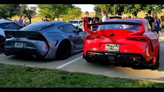 DFW Cars & Coffee Show! Wide body, exotics, and tuners.