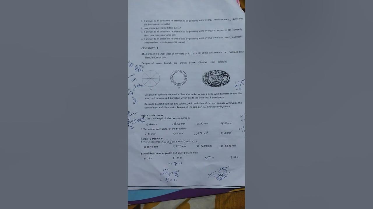 MATHS. Half yearly questions paper of class 10 YouTube