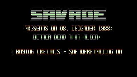 C64 Intro: 1988 Savage Intro