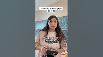 Introverts ordering food be like: 💁🏻‍♀️😂 #shorts #viral #funny