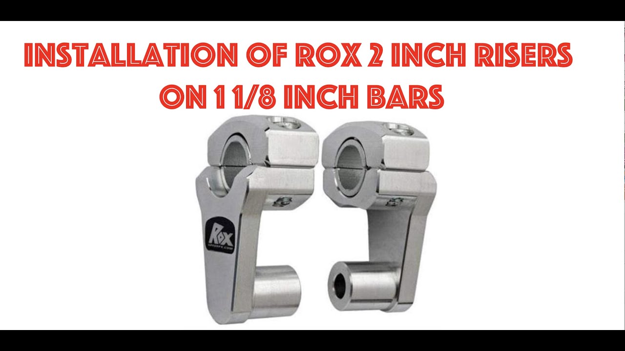 How to Install Rox Handlebar Risers on Your MotorcycleLearn what to