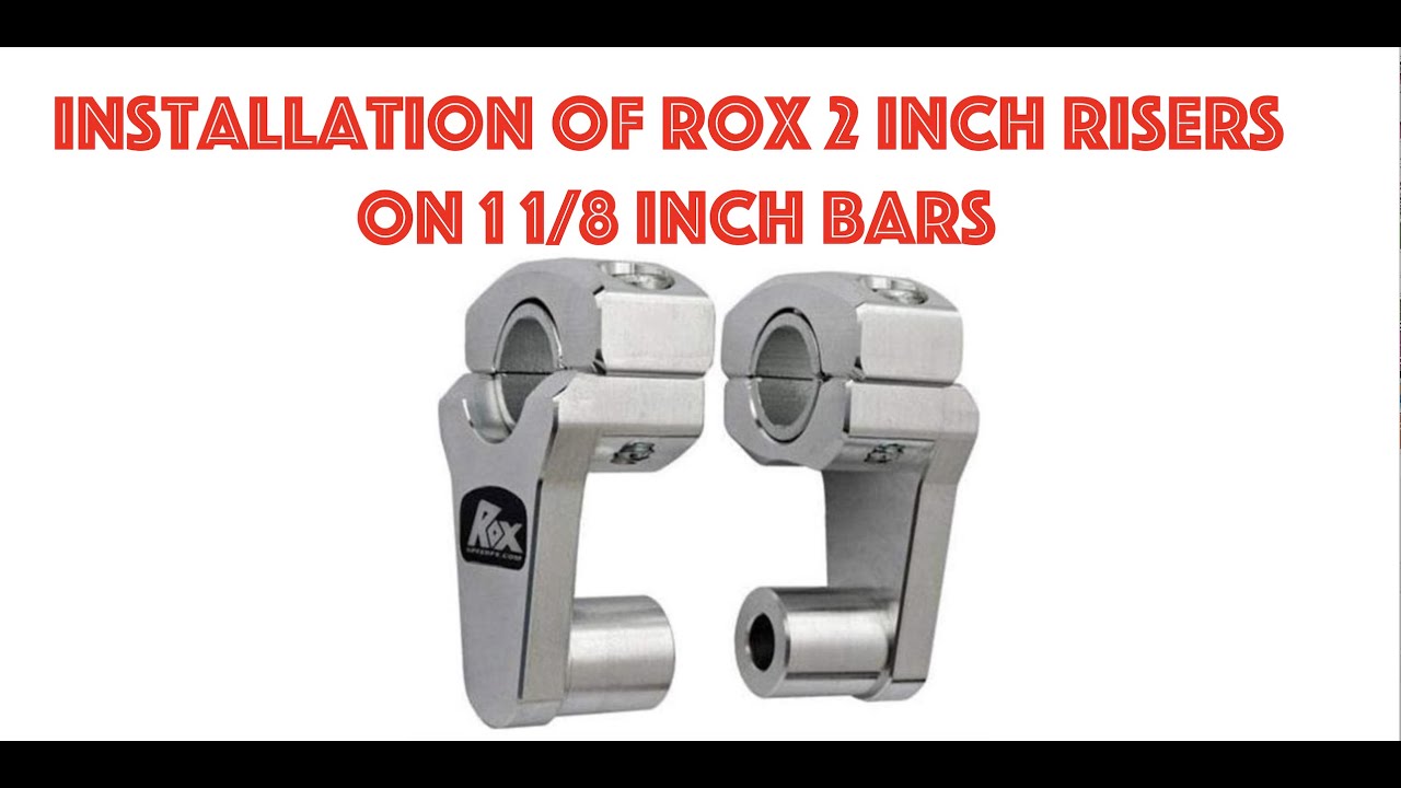 How to Install Rox Handlebar Risers on Your Motorcycle--Learn what to ...