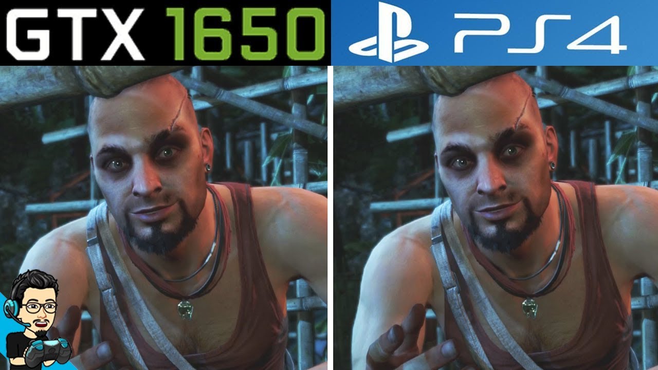 Far Cry 3 - PC v/s PS4 - Graphics Comparison (GTX 1650 vs Console) 