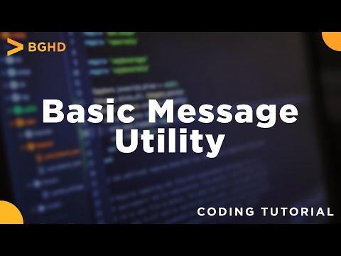 Spigot Coding Tutorial Ep#32 - Basic Message Utility