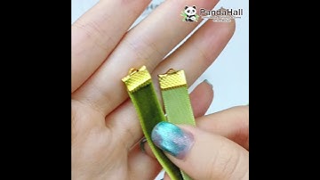 How to Use Iron Ribbon Crimp Ends #jewelrymaking   #jewelryfindings #braceletmaking  #shorts