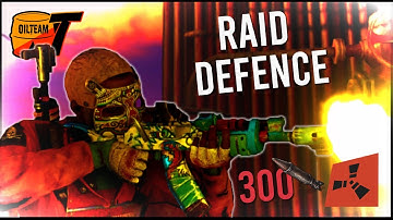 HOW WE DEFENDED A 300 ROCKET RAID || OT CLAN || RUST ZERG WIPE PROGRESSION ||