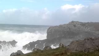 Temporal de Mar Febrero 13. Oleaje de 7 metros de Altura | Meteosal.com | Vídeo 1/3