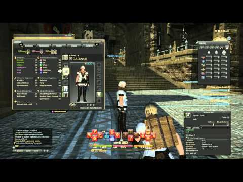Final Fantasy XIV A Realm Reborn [PS4] - Особенности интерфейса и геймплея.