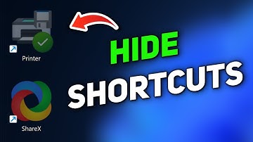 How to Hide Shortcuts on Desktop Windows 11 without Deleting Them