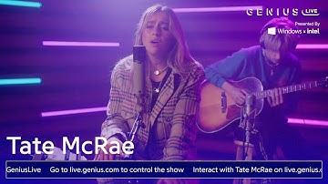Tate McRae “working” (Live Performance) | Genius Live