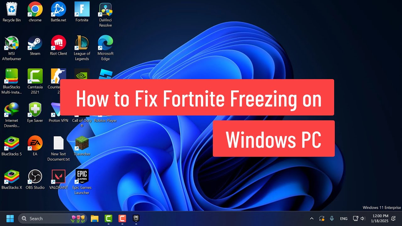 How To Fix Fortnite Freezing On Windows PC 2025 YouTube 