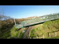Footbridge across A38 Plymouth UK #drone #fpv #fpvdrone #quadcopter #onepack #nostab 