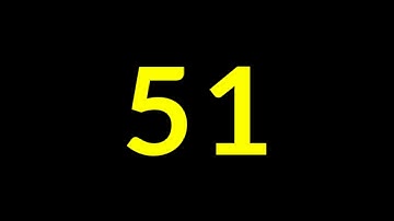 51 Seconds Countdown Timer With Sound Effect