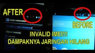 Cara Solusi Mengembalikan IMEI Adroid Invalid Hilang Tanpa ROOT Paling Mudah Caranya