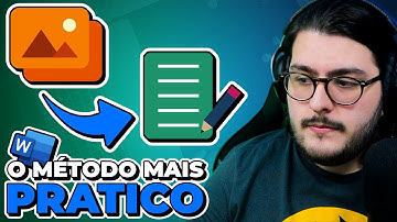 COMO CONVERTER IMAGEM EM TEXTO EDITAVEL ATRAVÉS DO WORD