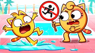 be safe in the swimming pool song funny kids songs and nursery rhymes by baby zoo