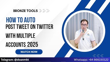 How To Auto Post Tweet On Twitter With Multiple Accounts 2025