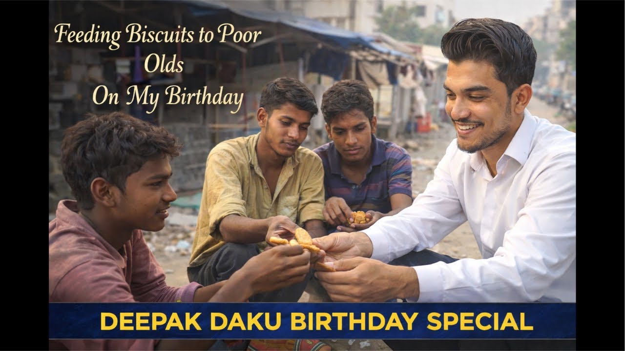 Deepak Daku Birthday Special Live❤️‍🩹 Feeding Poor People 🥰