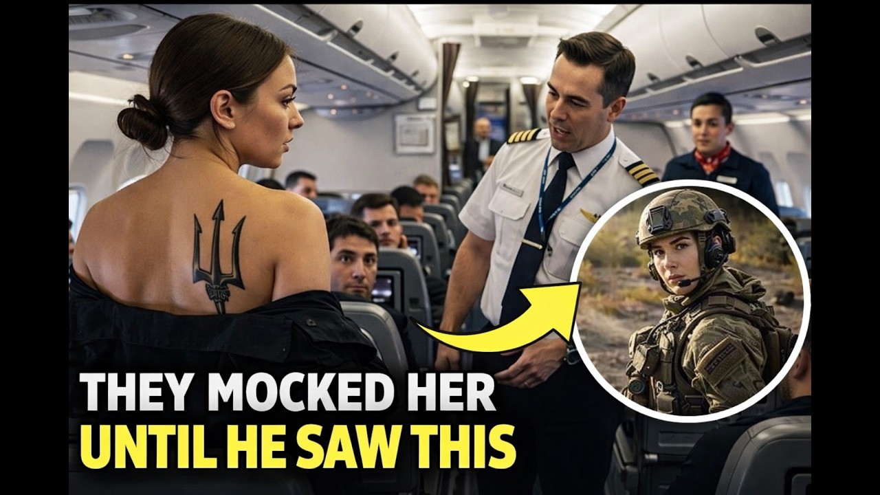 They Tried to Move Her to Economy — Then the Pilot Saw Her Tattoo