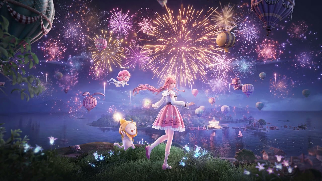 Infinity Nikki - Carnival of Fireworks / Sparkheart Island (Night) Soundtrack [OST/BGM]