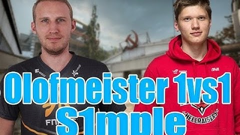 CS:GO - olofmeister 1vs1 s1mple (BO3)