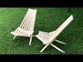 Wooden folding chair homemade