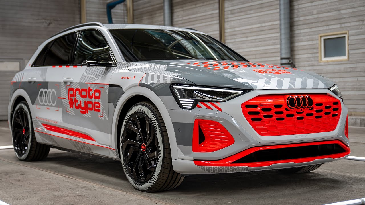 2023 Audi Q8 e-tron Prototype - Futuristic electric SUV exterior in ...