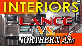 Lance 975 VS Northern Lite 102 Interior Comparison