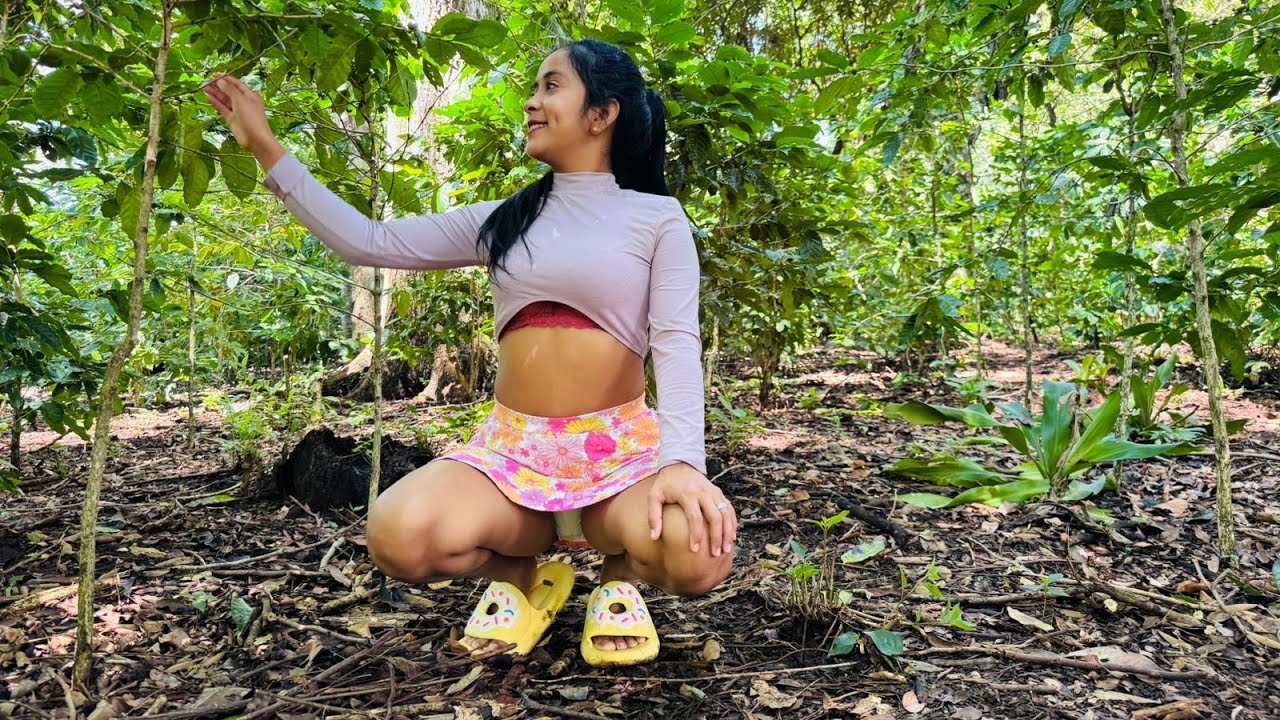 (Pepenando café) Trabajando en el campo 