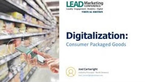 Digitalization: Consumer Packaged Goods