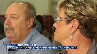 Man to receive rare kidney donation from unexpected match