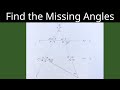 Tips for Finding the Missing Angles in the Geometry Diagram (Vertical, Linear Pair, Parallel lines)