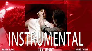 Video thumbnail of "Kodak Black - testimony instrumental"