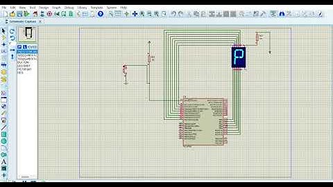 Simulacion proteus display 16 segmentos