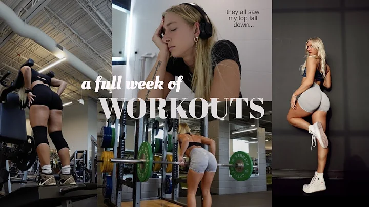 a *chaotic* week as a full time fitness influencer...