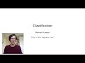 Classification 1: Task