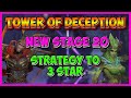 Tower Of Deception - New Stage 25 | Strategy to 3 star this Nasty Stage | Watcher Of Realms