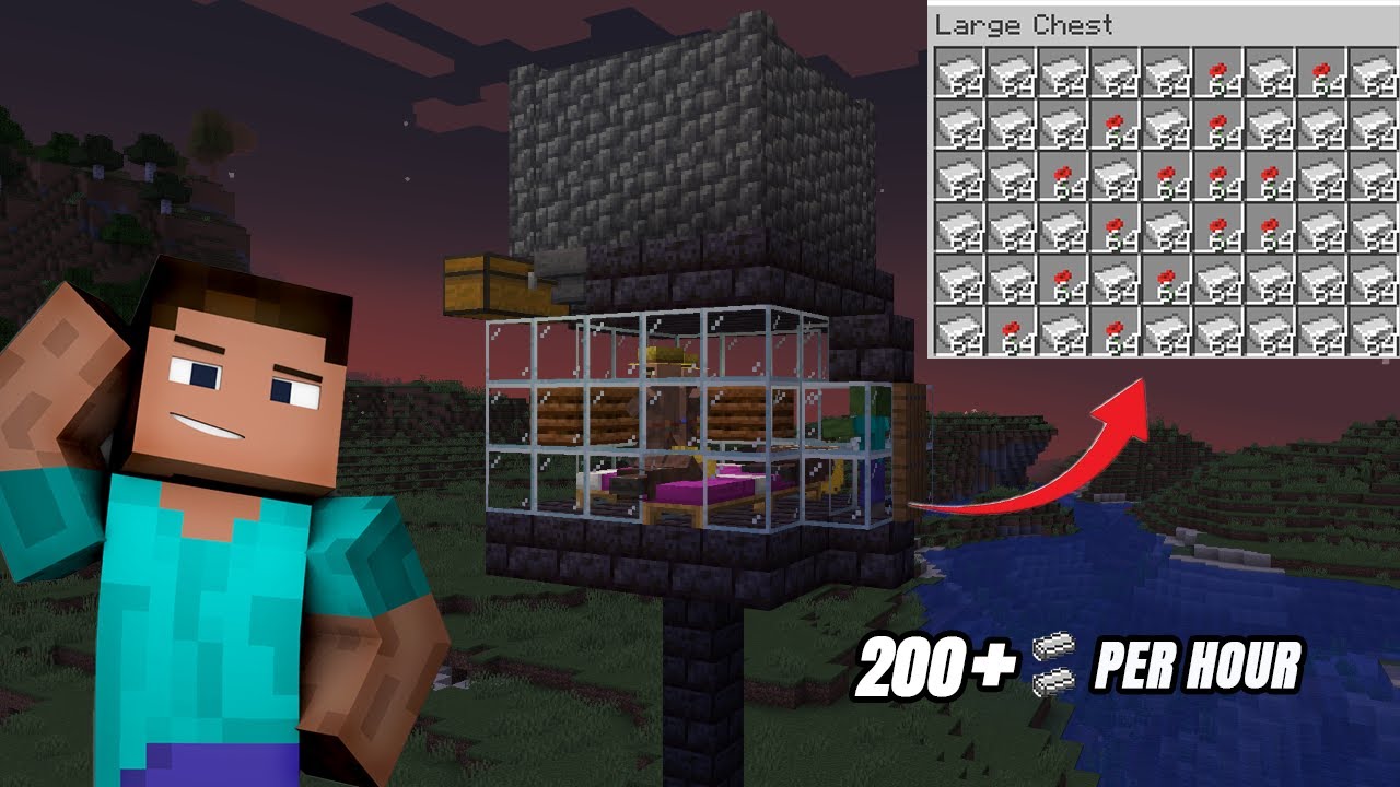 Making a Efficient Iron Farm In Minecraft Iron Farm Minecraft 1.19/1.