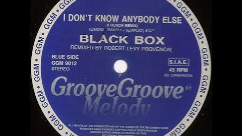 BLACK BOX "I Don