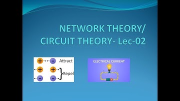 Network theory/ Circuit theory- lec 02/Electrical passive element Resistor/GATE/IES/PSU/ SELF STUDY