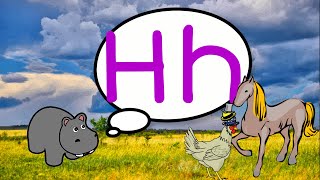 Hillary the Hippo Letter H Poem: Alphabet Videos for Kids - FreeSchool Early Birds