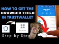 How to get the Browser in Trustwallet | Activate the Browser field on iPhone (Trust Wallet Trick) image