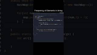 Find frequency of elements in array using HashMap 🔥 | Java Coding Made Easy 💻