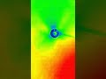 🔥 Neon Red Yellow Green Ceiling Fan Loop ✨🌈 #shorts #ceilingfan