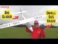 Small $65 radio controls my big powered Glider | Radiomaster Pocket and FMS ASW-17 2.5 metre