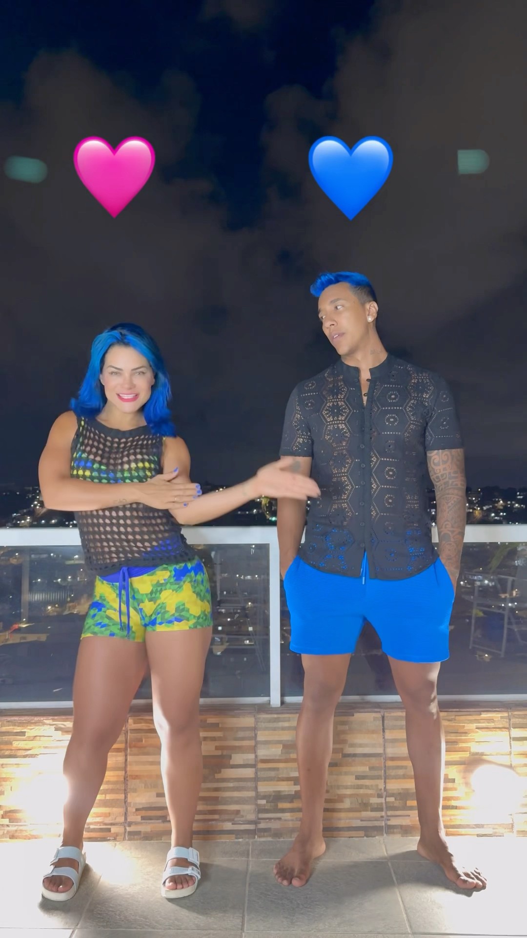 Você prefere rosa ou azul? ??  @ApolloSant #dance #entretenimento