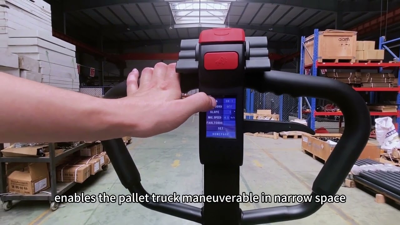 2T Lithium Battery Smart Electric Pallet Jack Truck 680mm T20i